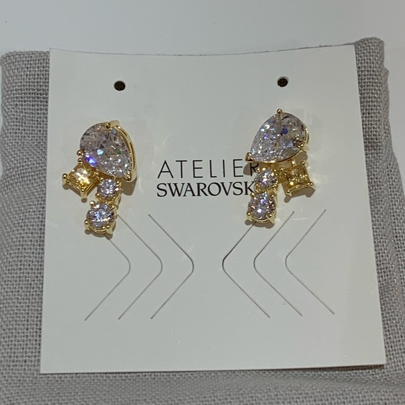 Atelier Swarovski stud earrings - Picture 1 of 2